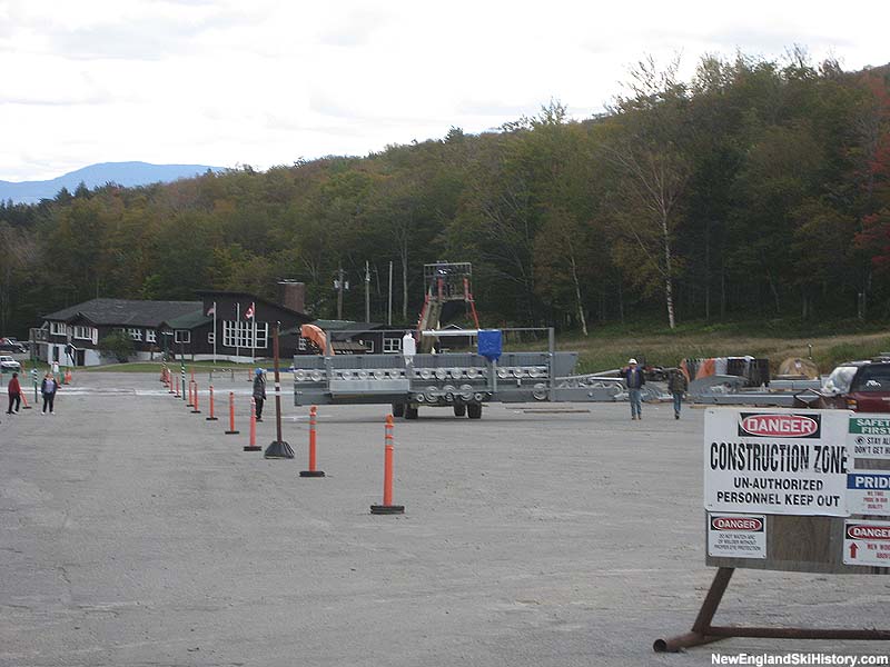 Construction of the Over Easy Gondola in 2006