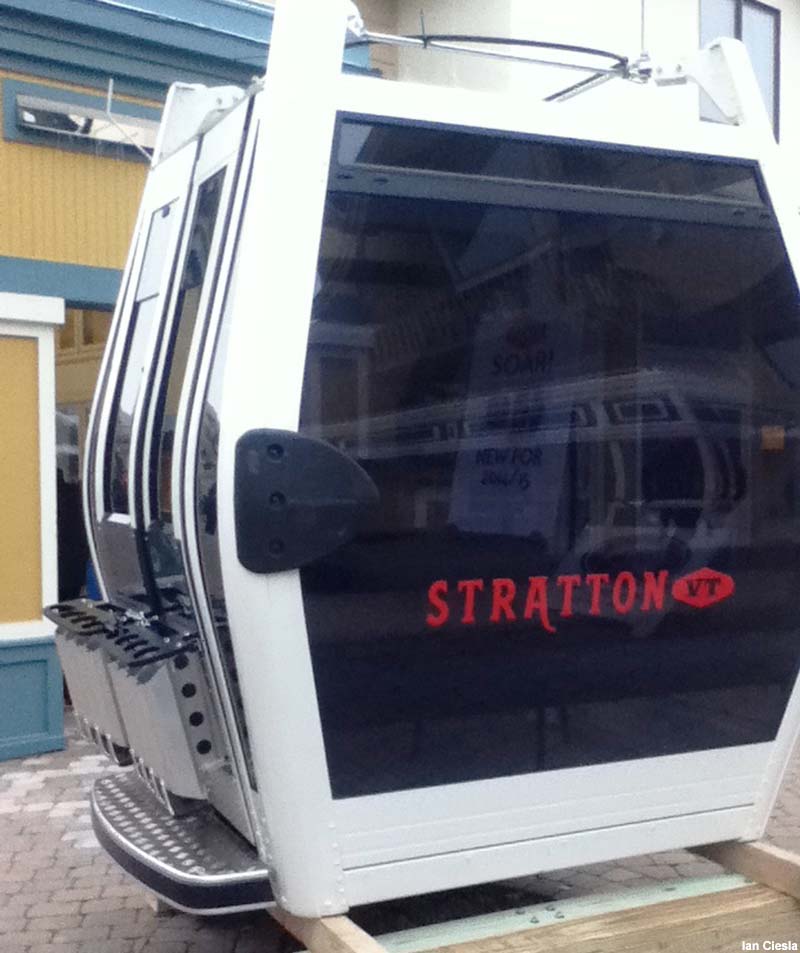 A model replacement gondola cabin in 2013