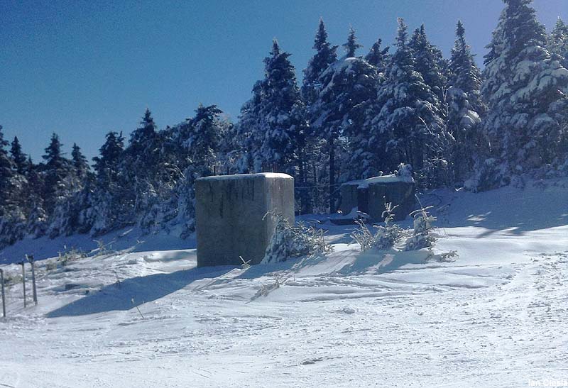 Remains of the former Kidderbrook Quad top terminal in 2014