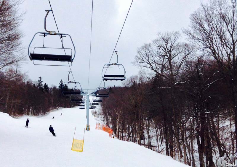 The Snow Bowl Quad in 2014