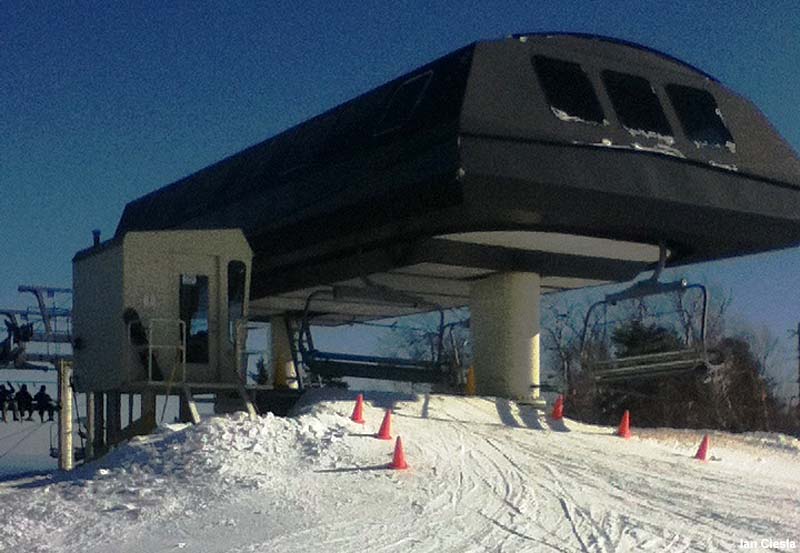 The Sunrise top terminal in 2014