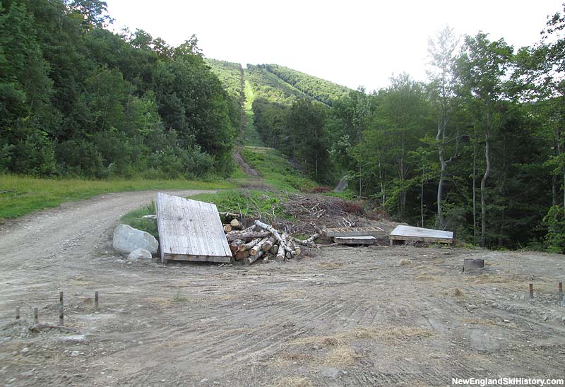 The former bottom terminal (August 2015)