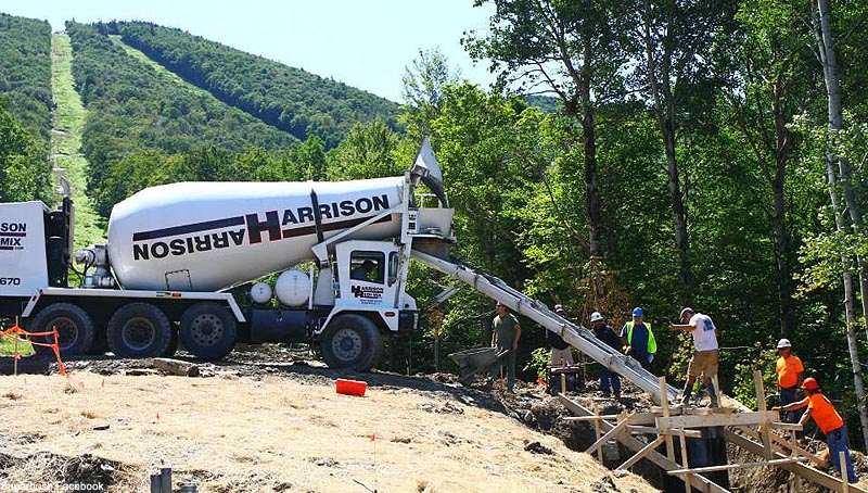 Concrete work (July 2015)