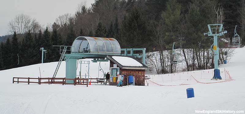 The 1,600 Foot Double Chair bottom terminal in 2014