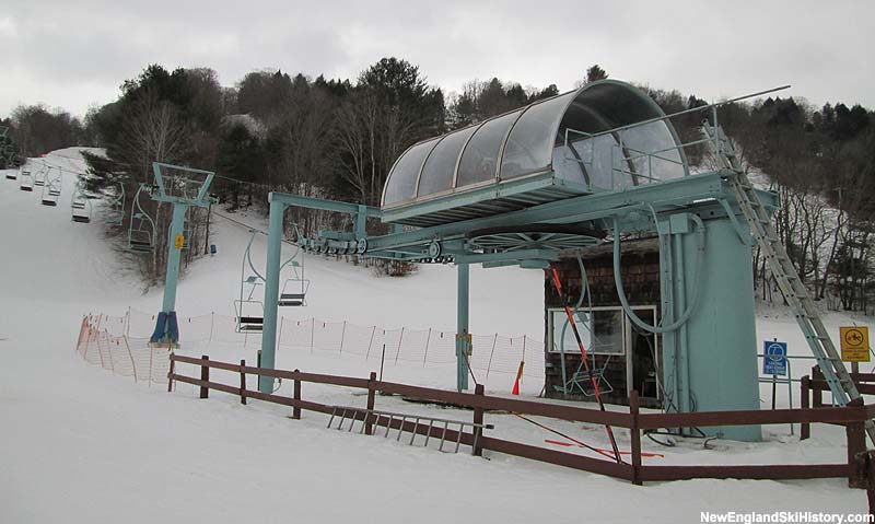 The 1,600 Foot Double Chair bottom terminal in 2014