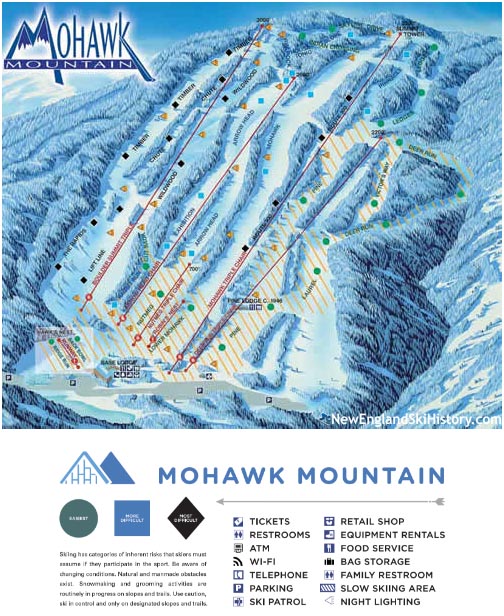 2017-18 Mohawk Mountain Trail Map