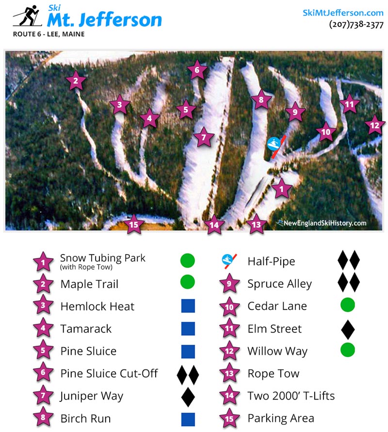 2016-17 Mt. Jefferson Trail Map