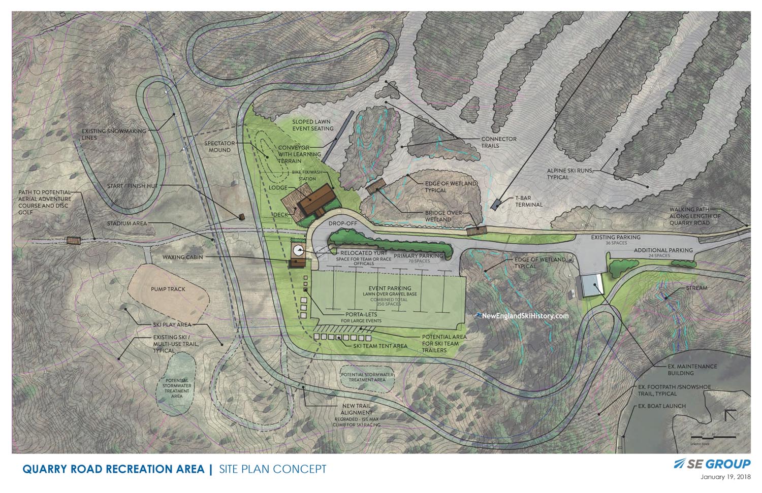 2018 Quarry Road Trails Development Map