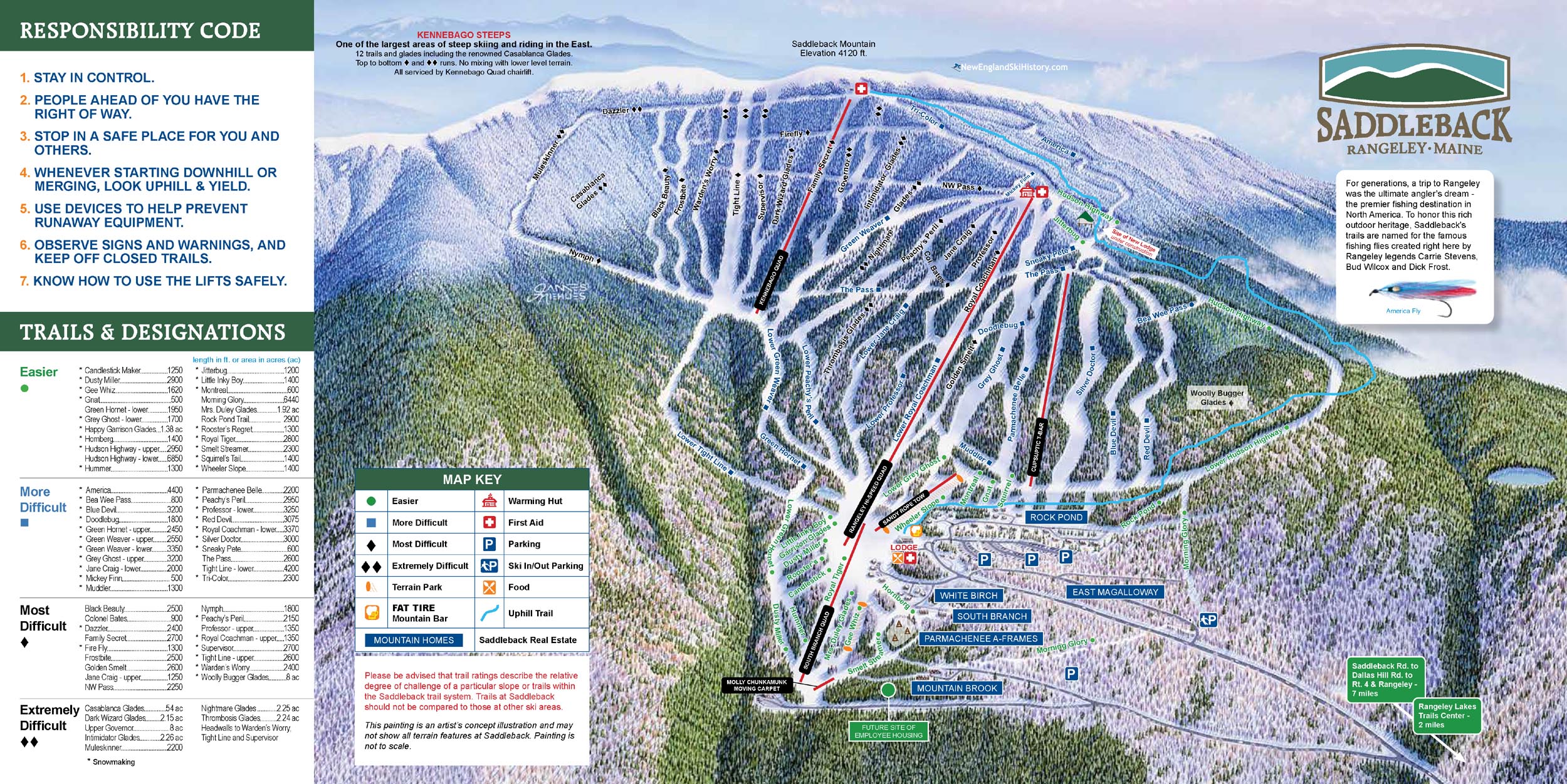 2021-22 Saddleback Trail Map