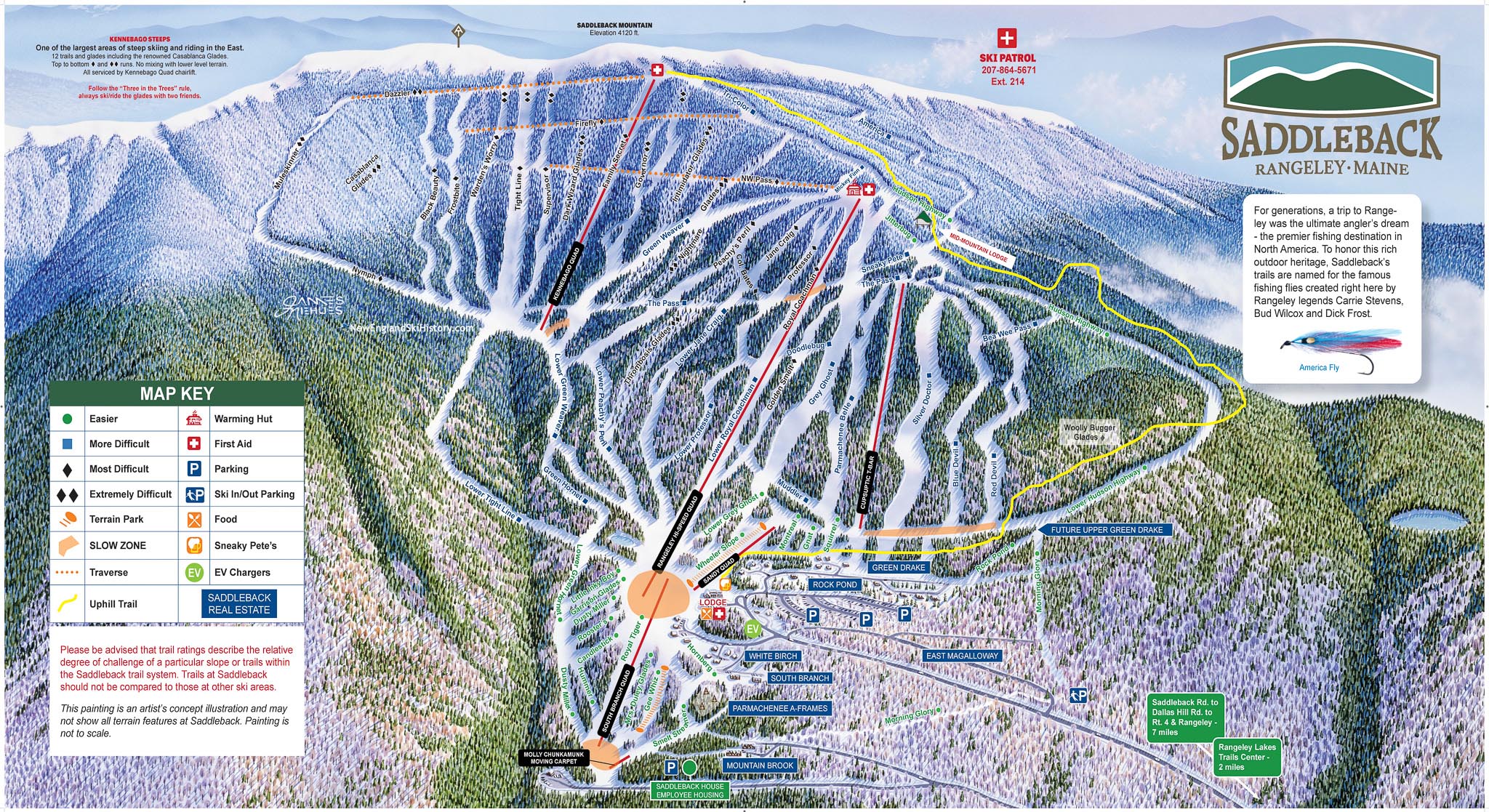 2022-23 Saddleback Trail Map