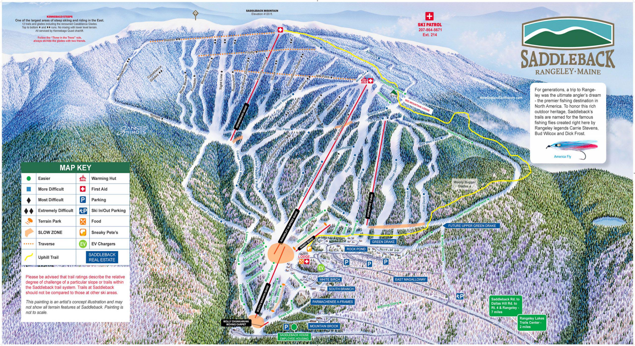 2023-24 Saddleback Trail Map