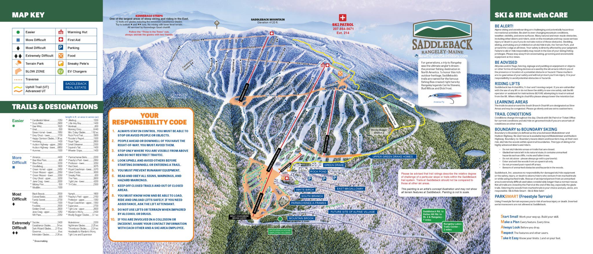 2025-26 Saddleback Trail Map