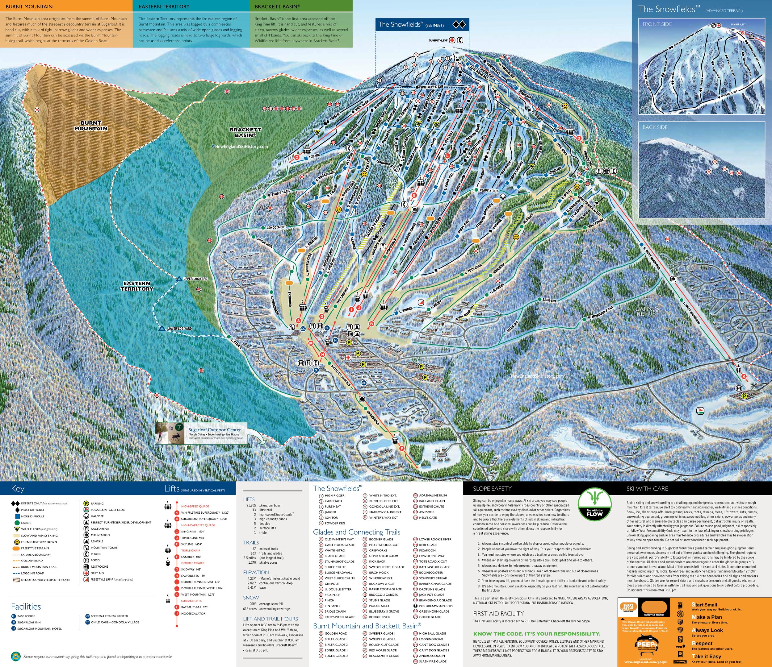 2016-17 Sugarloaf Trail Map