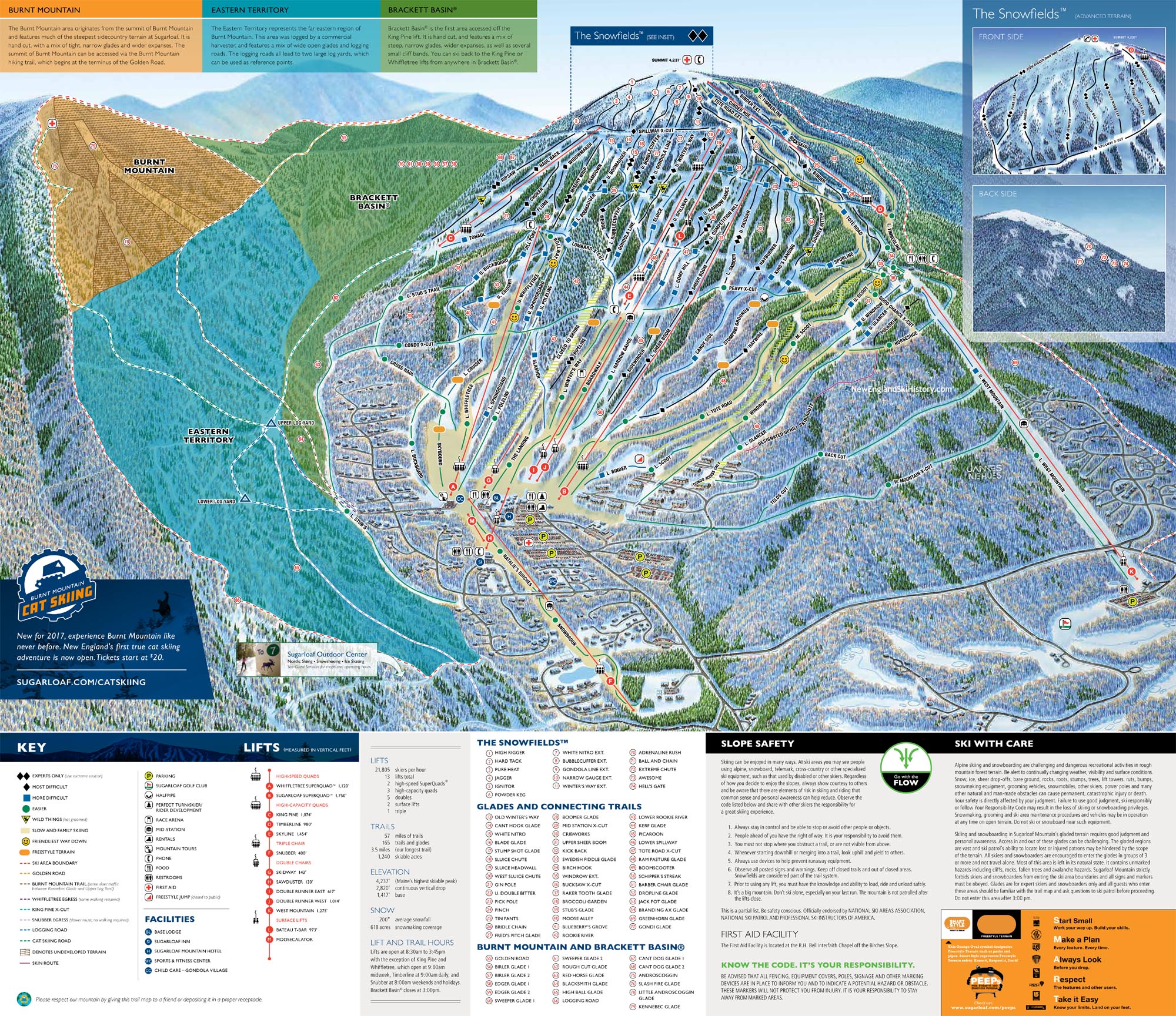 2017-18 Sugarloaf Trail Map