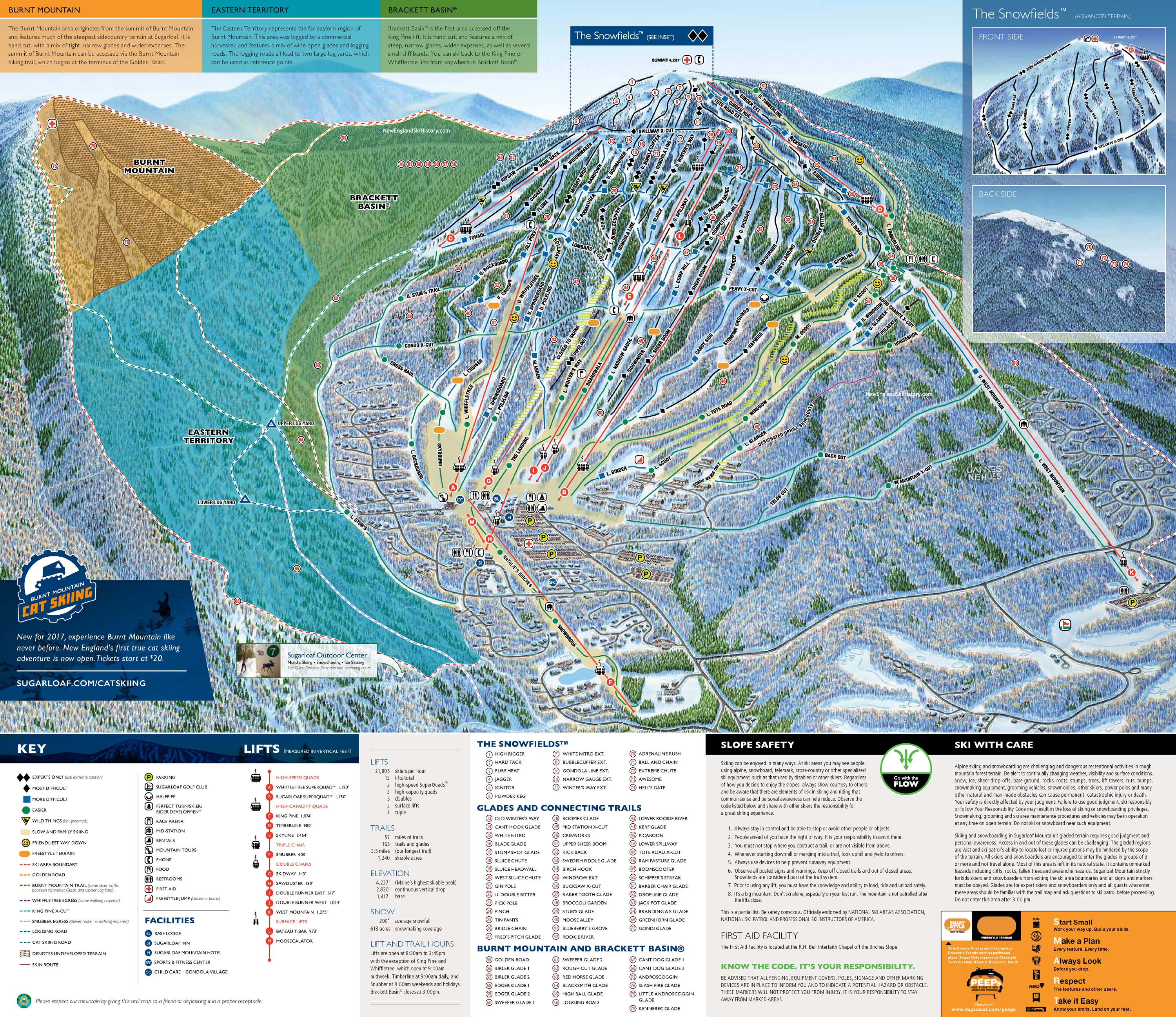 2018-19 Sugarloaf Trail Map