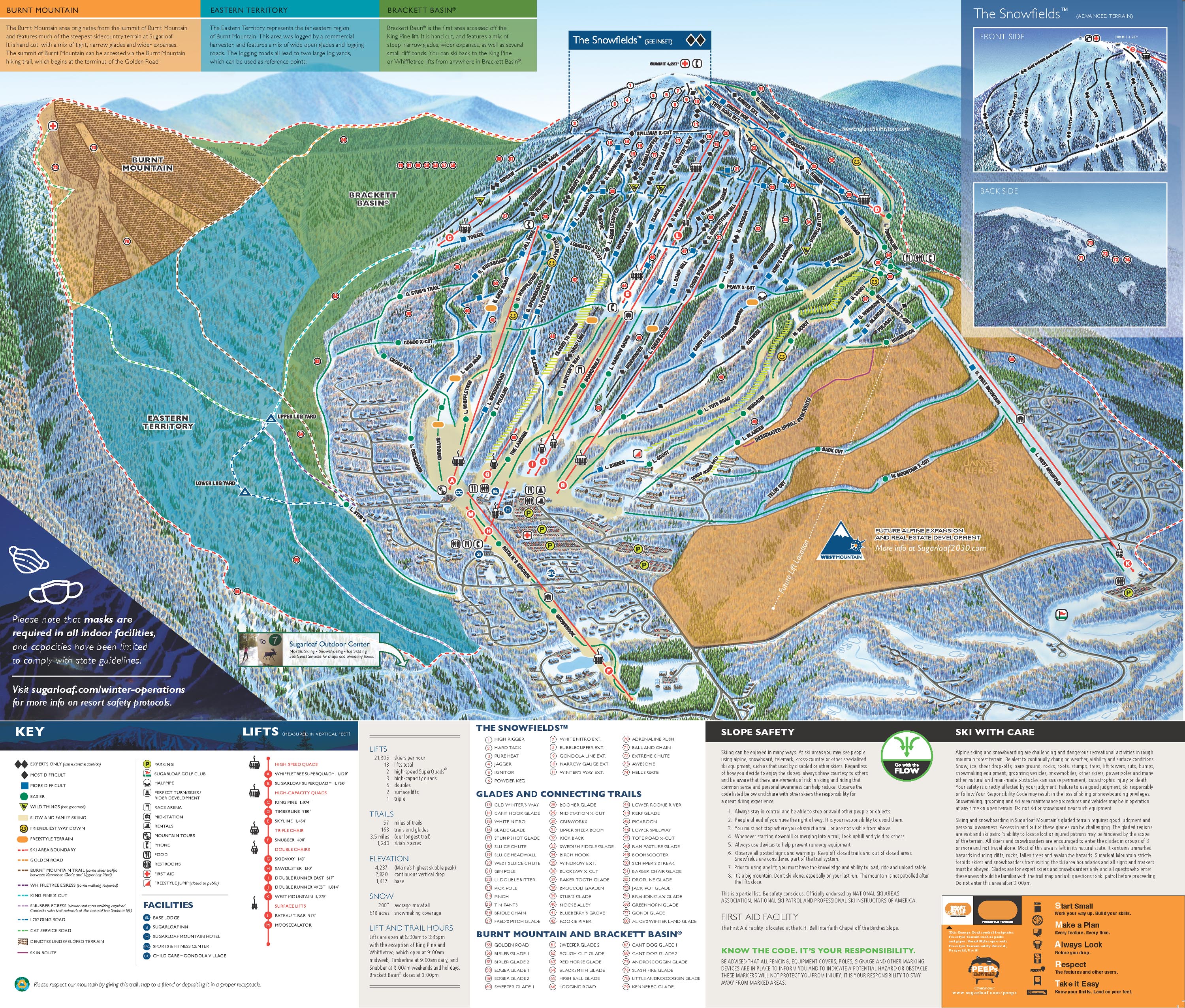 2020-21 Sugarloaf Trail Map