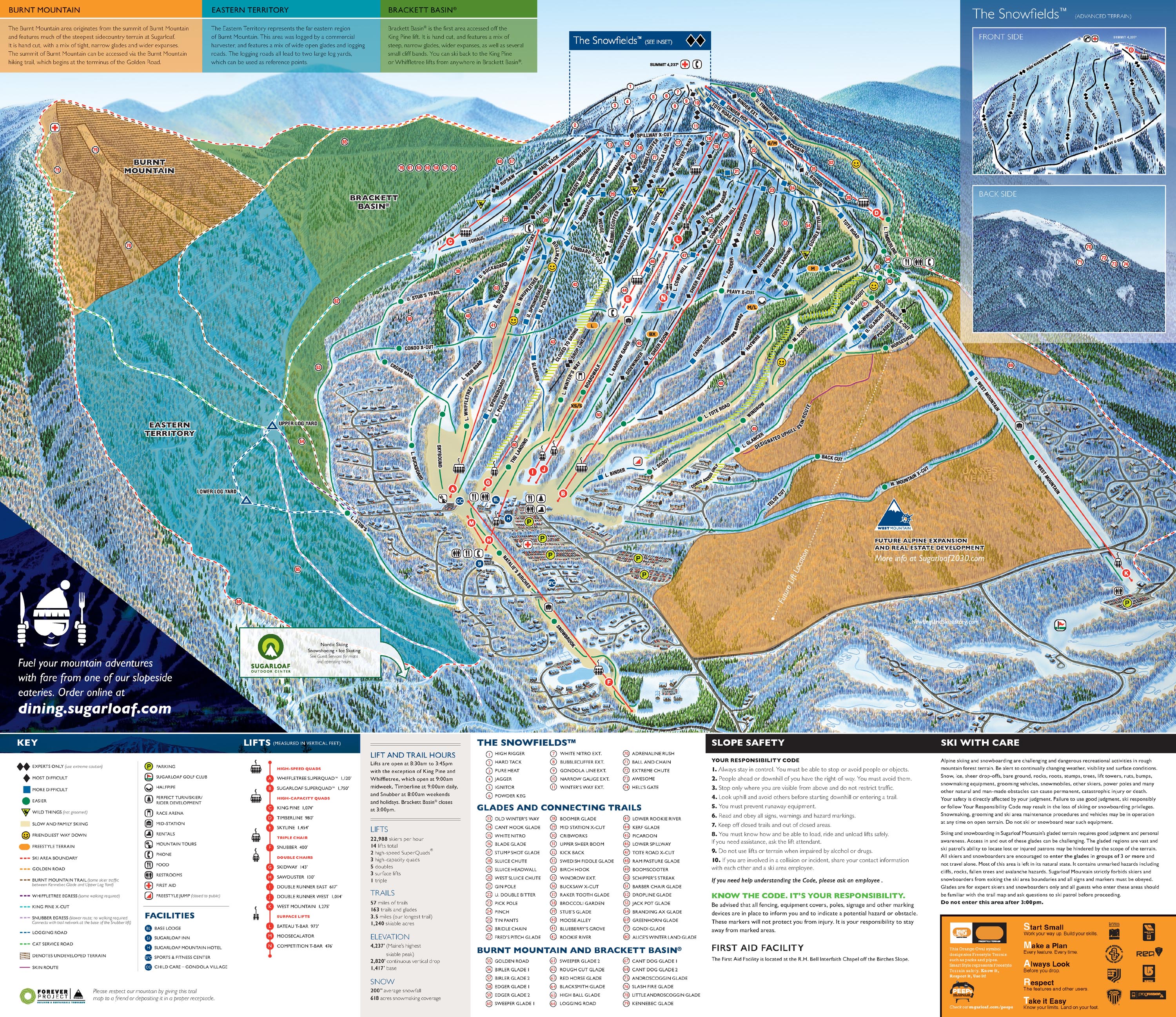 2022-23 Sugarloaf Trail Map