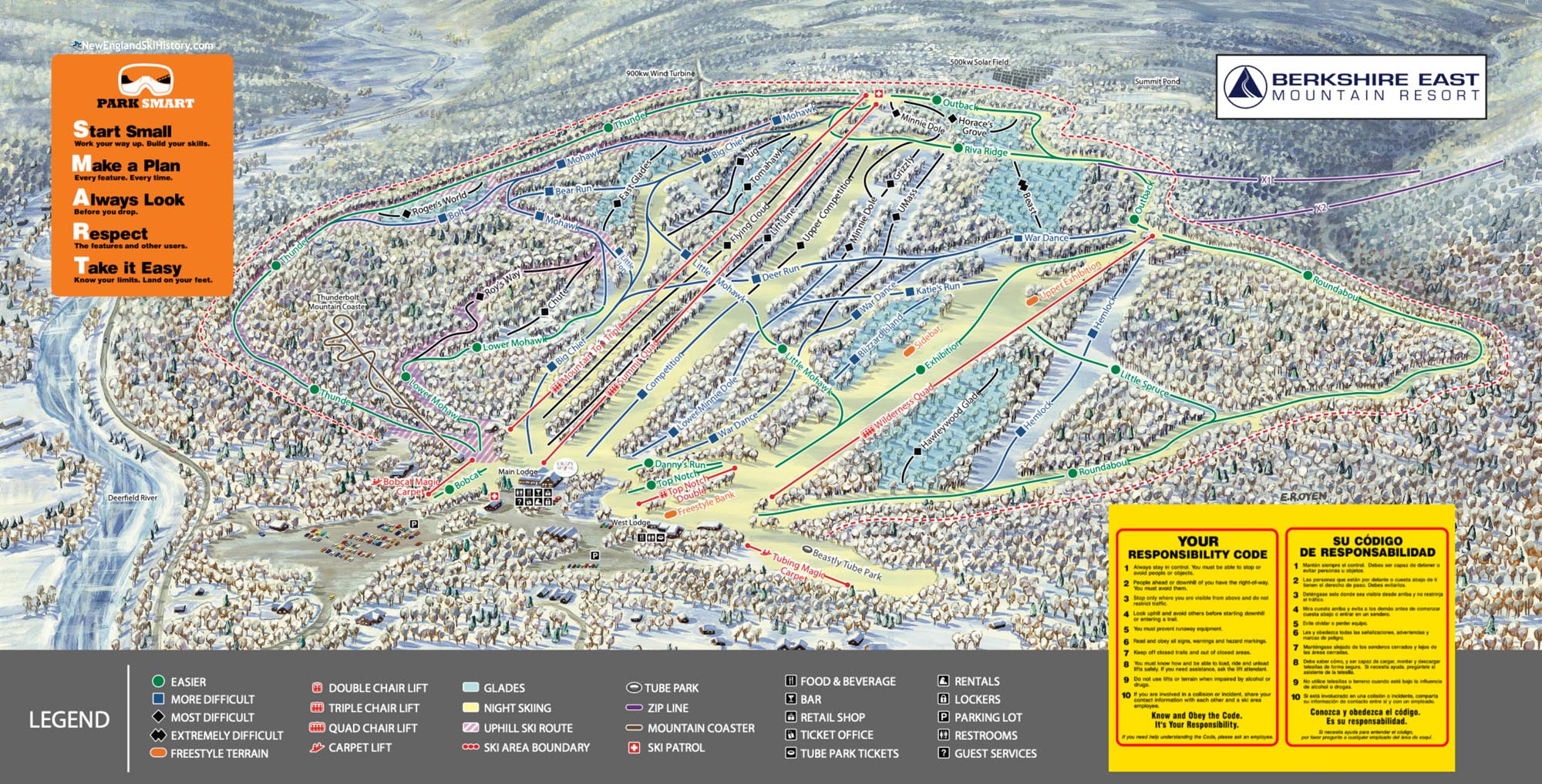 2022-23 Berkshire East Trail Map