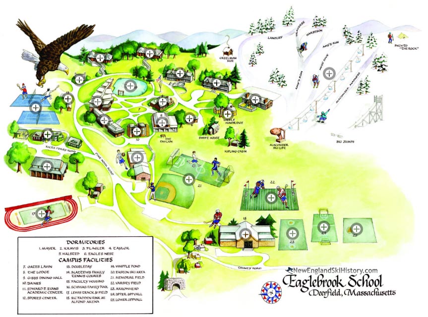 2020-21 Eaglebrook Campus Map