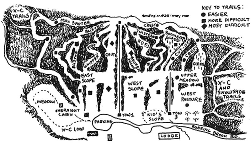 2016-17 Mt. Greylock Ski Club Trail Map