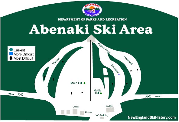 2018-19 Abenaki Trail Map