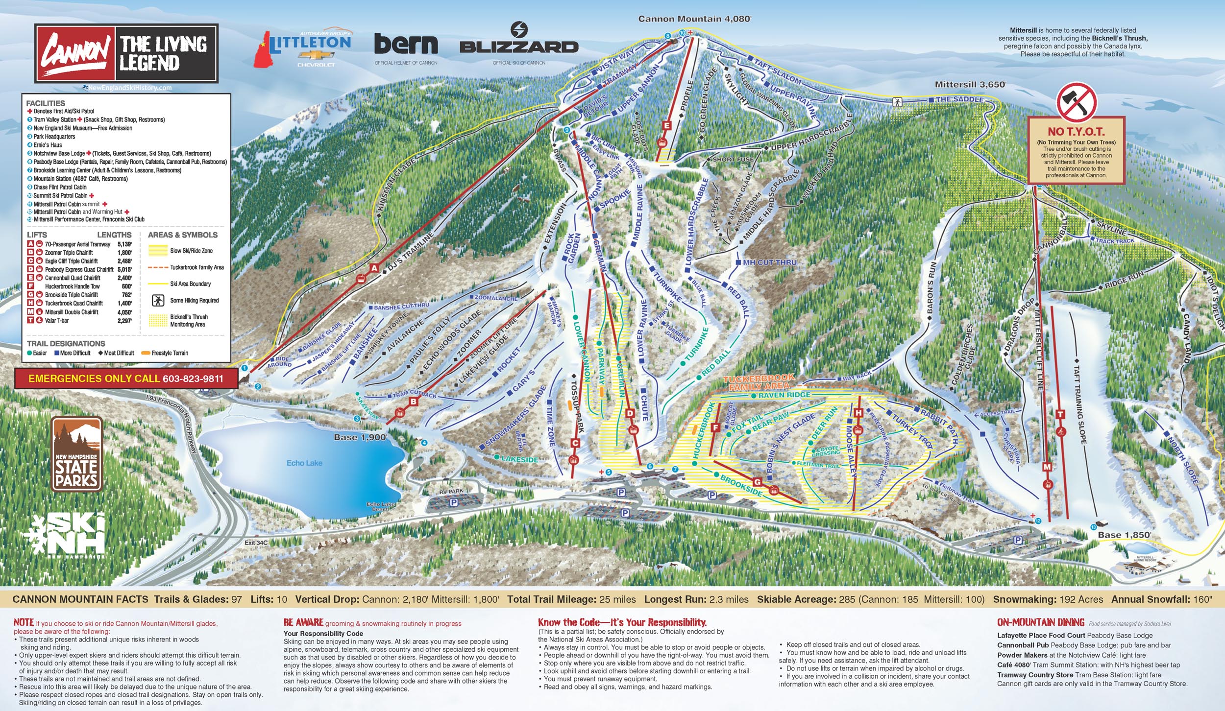 2023-24 Cannon Trail Map