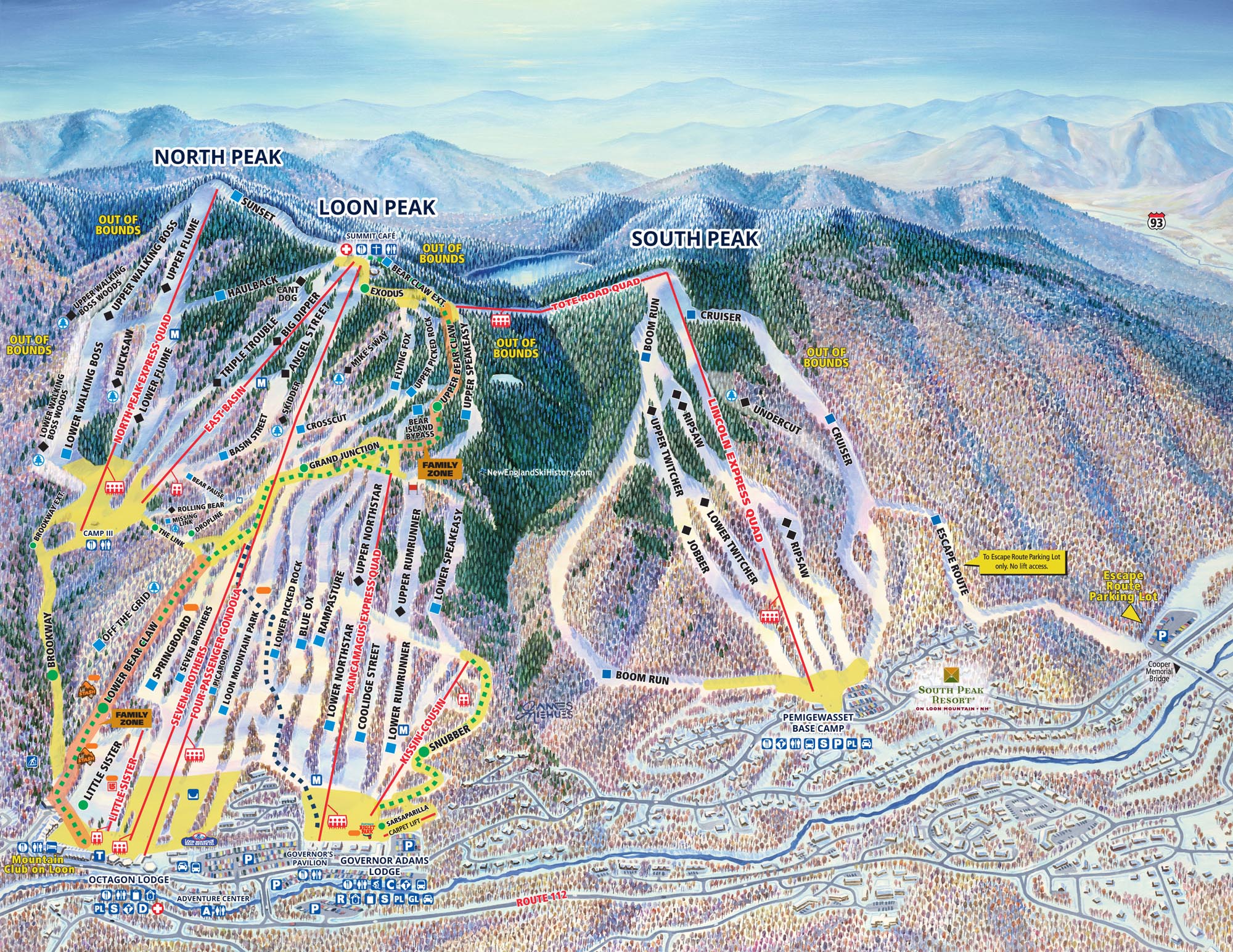 2018-19 Loon Trail Map