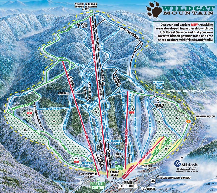 2016-17 Wildcat Trail Map