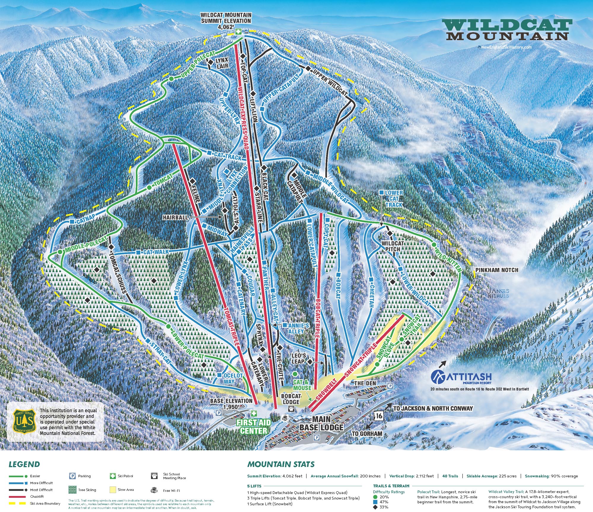 2021-22 Wildcat Trail Map