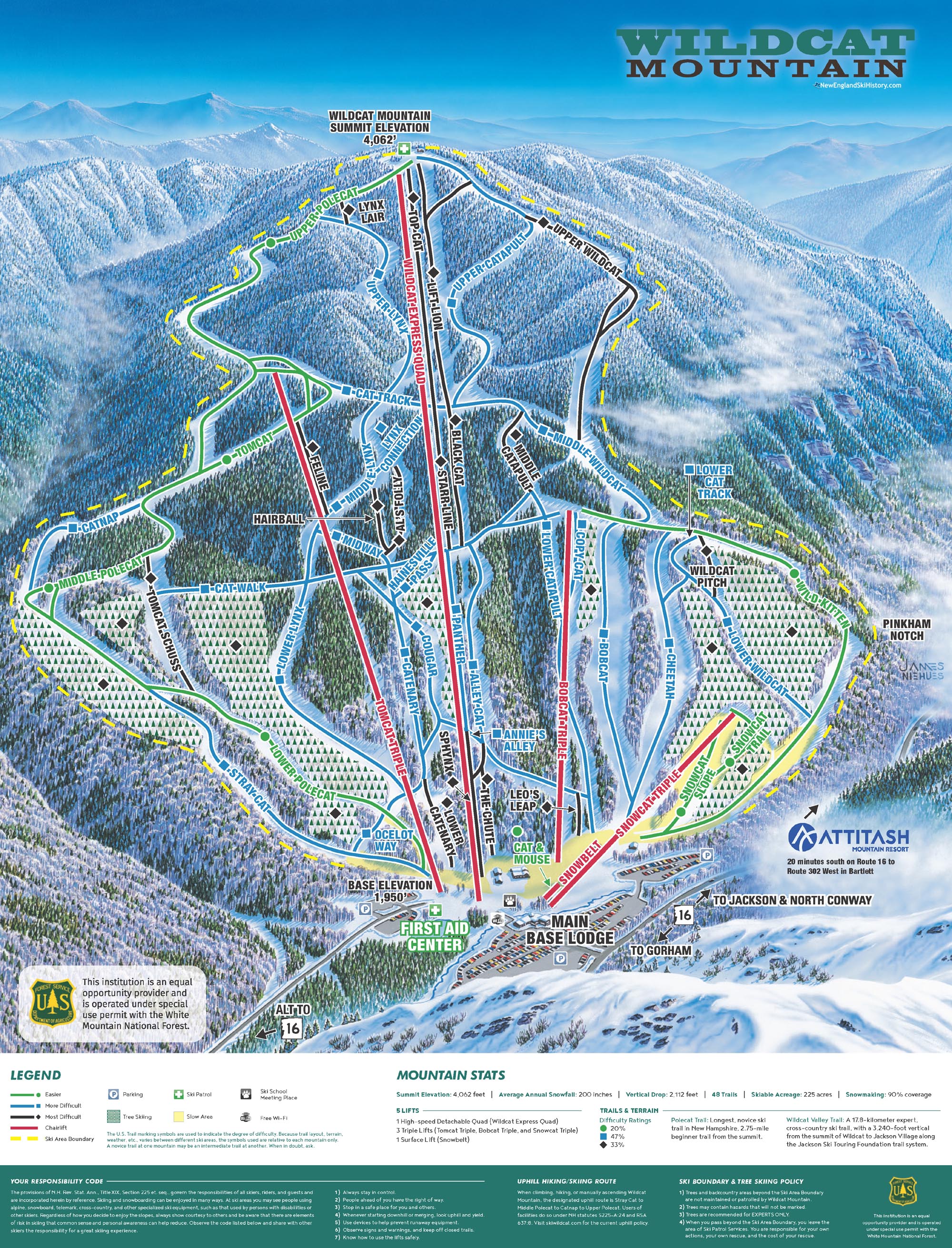 2022-23 Wildcat Trail Map