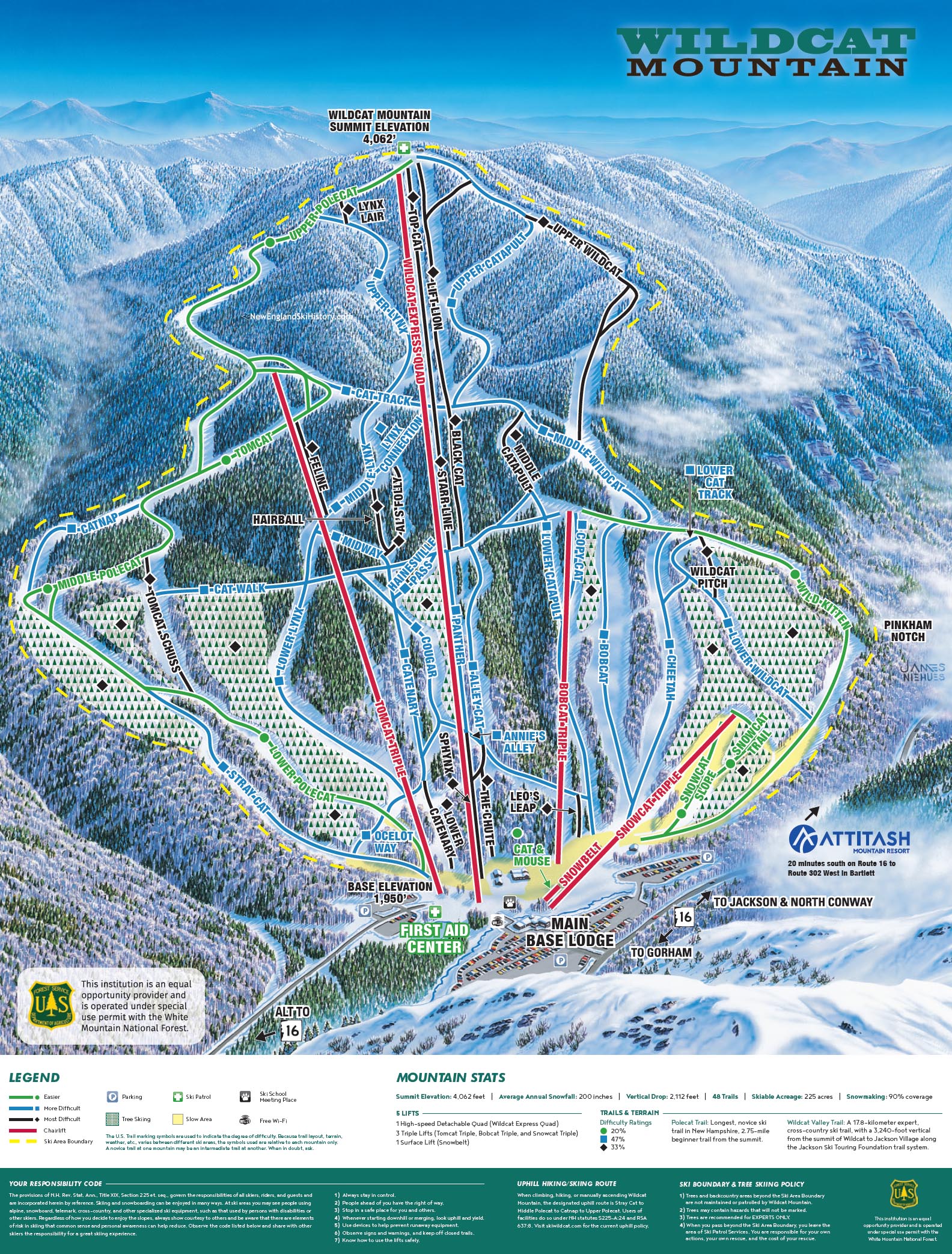 2023-24 Wildcat Trail Map