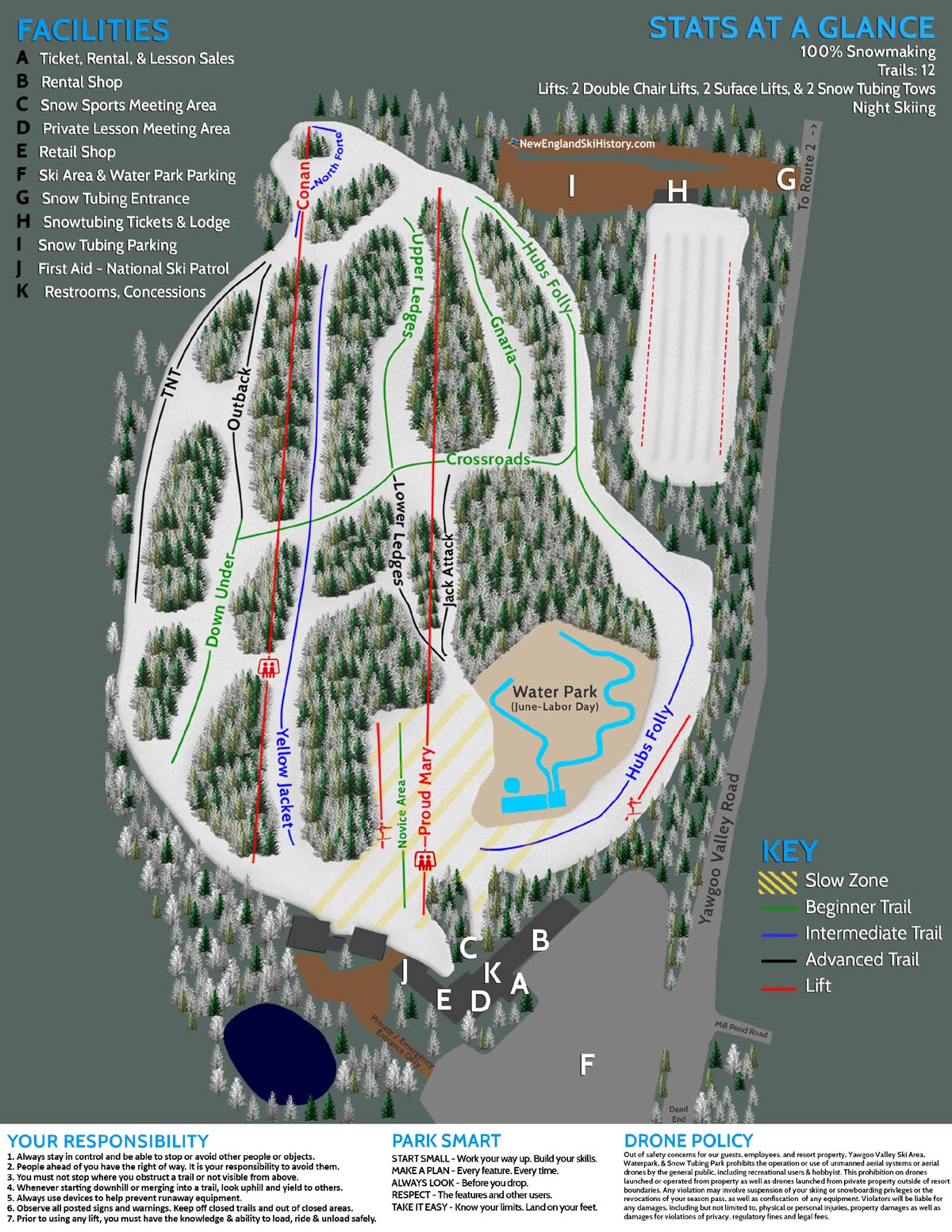 2018-19 Yawgoo Valley Trail Map