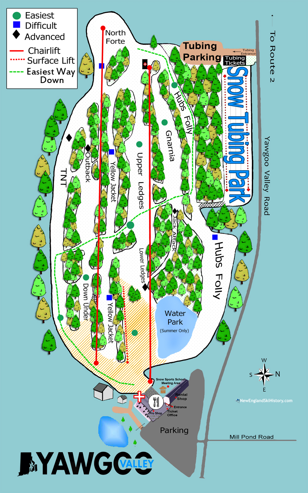 2022-23 Yawgoo Valley Trail Map