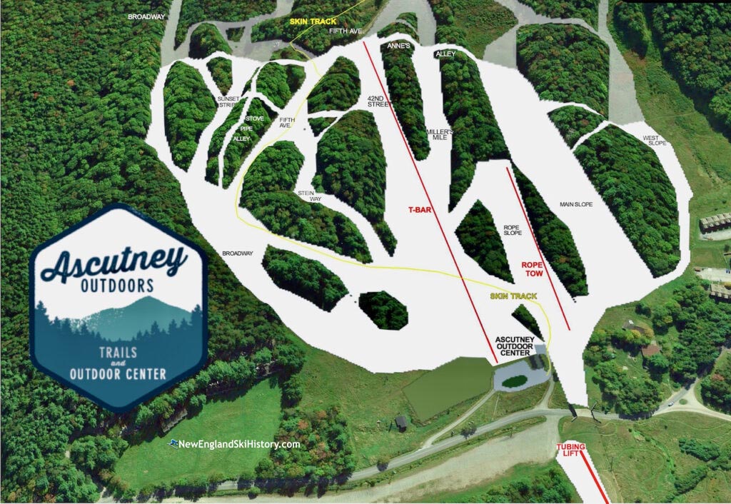 2020-21 Ascutney Trail Map