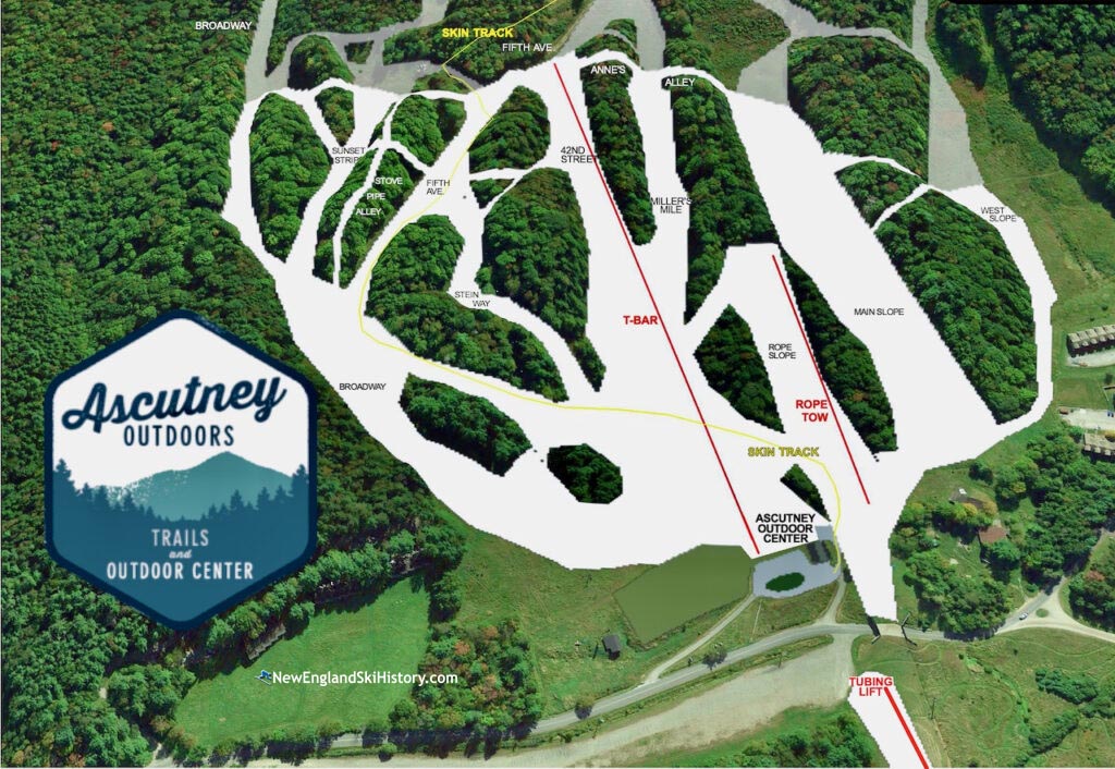 2021-22 Ascutney Trail Map