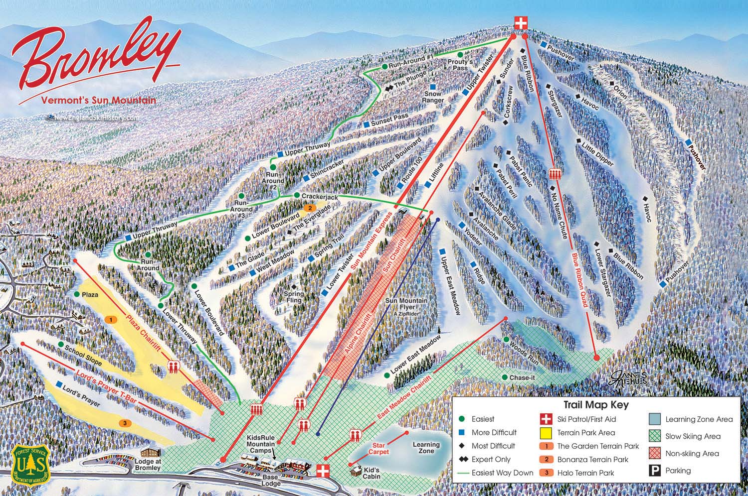 2016-17 Bromley Trail Map