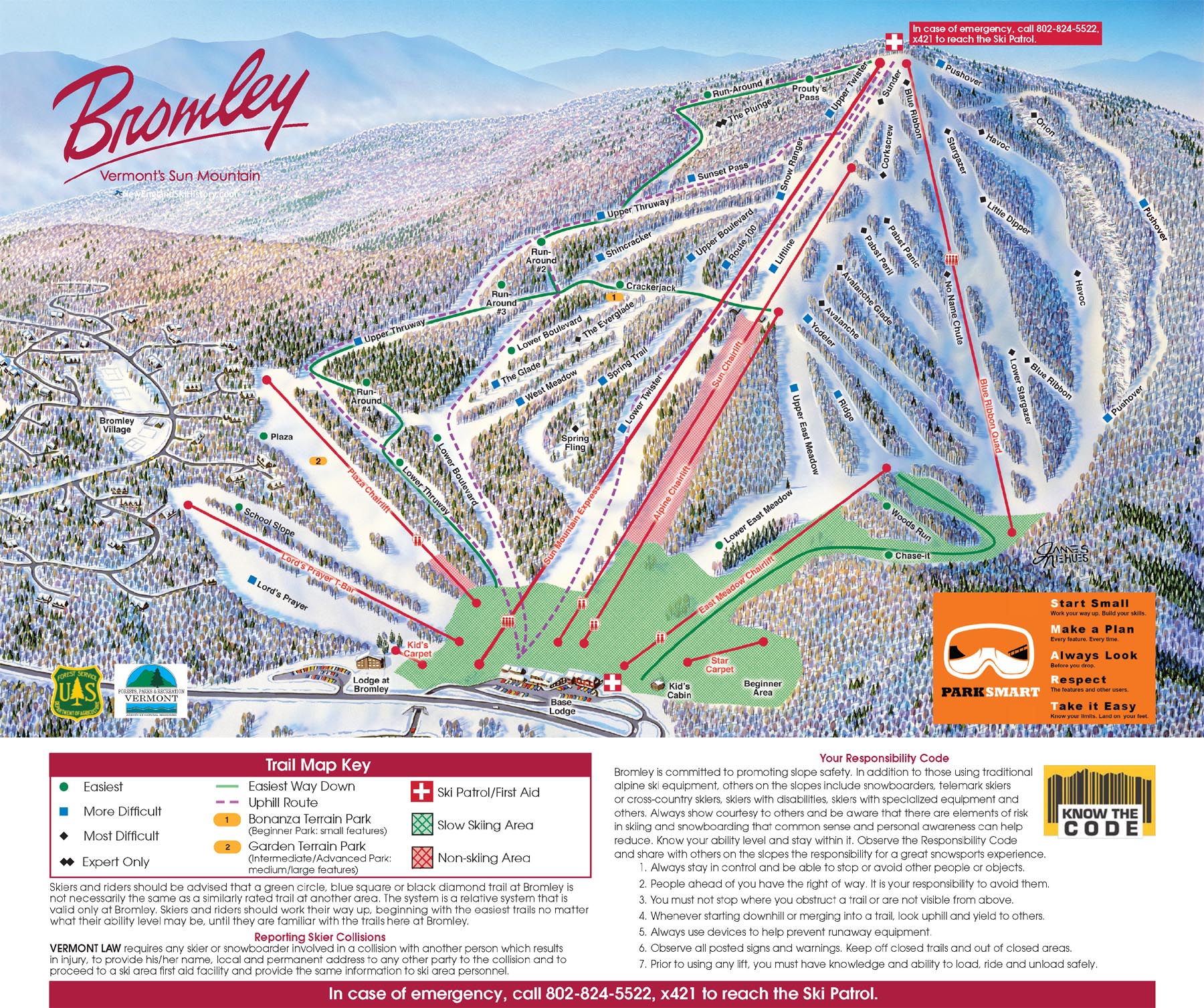 2019-20 Bromley Trail Map