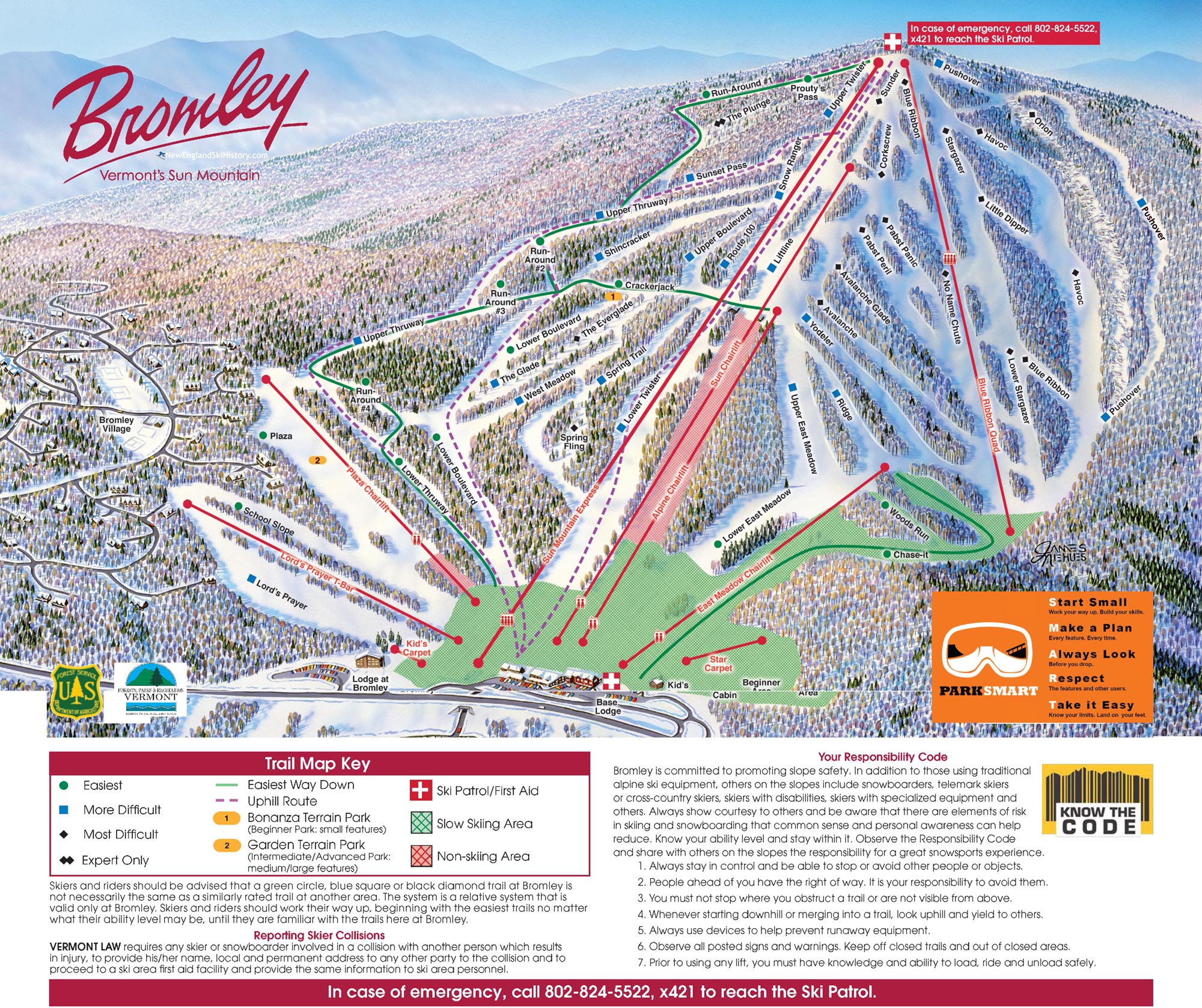 2022-23 Bromley Trail Map