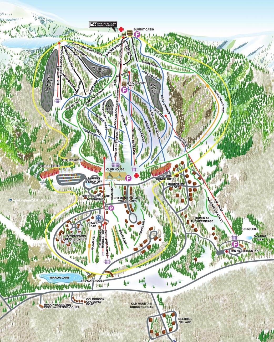 2020-21 Haystack Trail Map