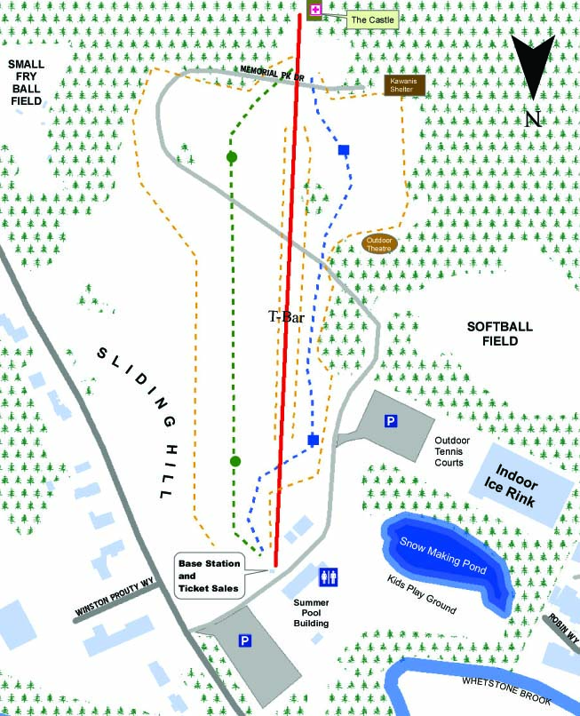 2010-11 Living Memorial Park trail map