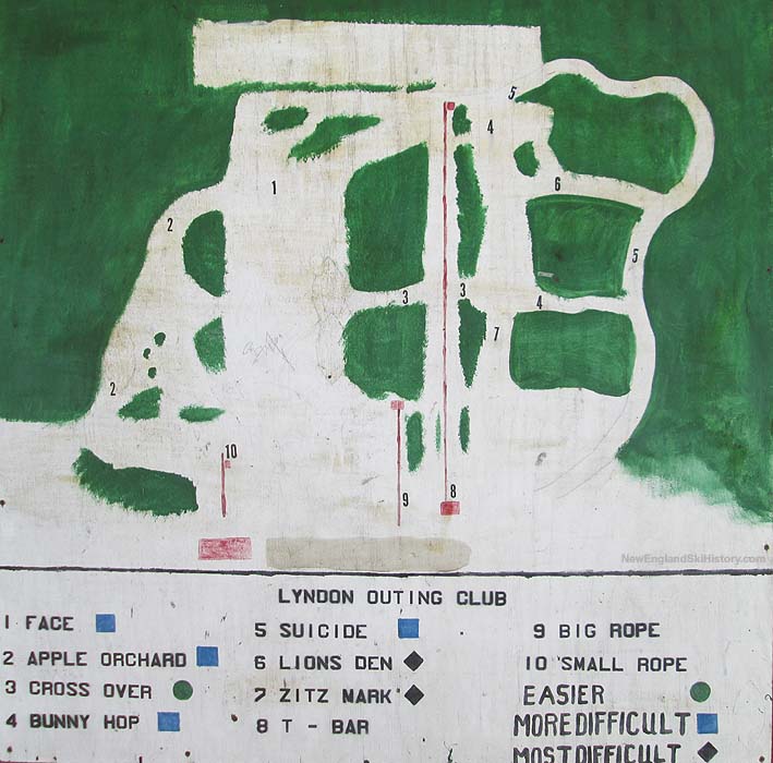 2013-14 Lyndon Outing Club Trail Map