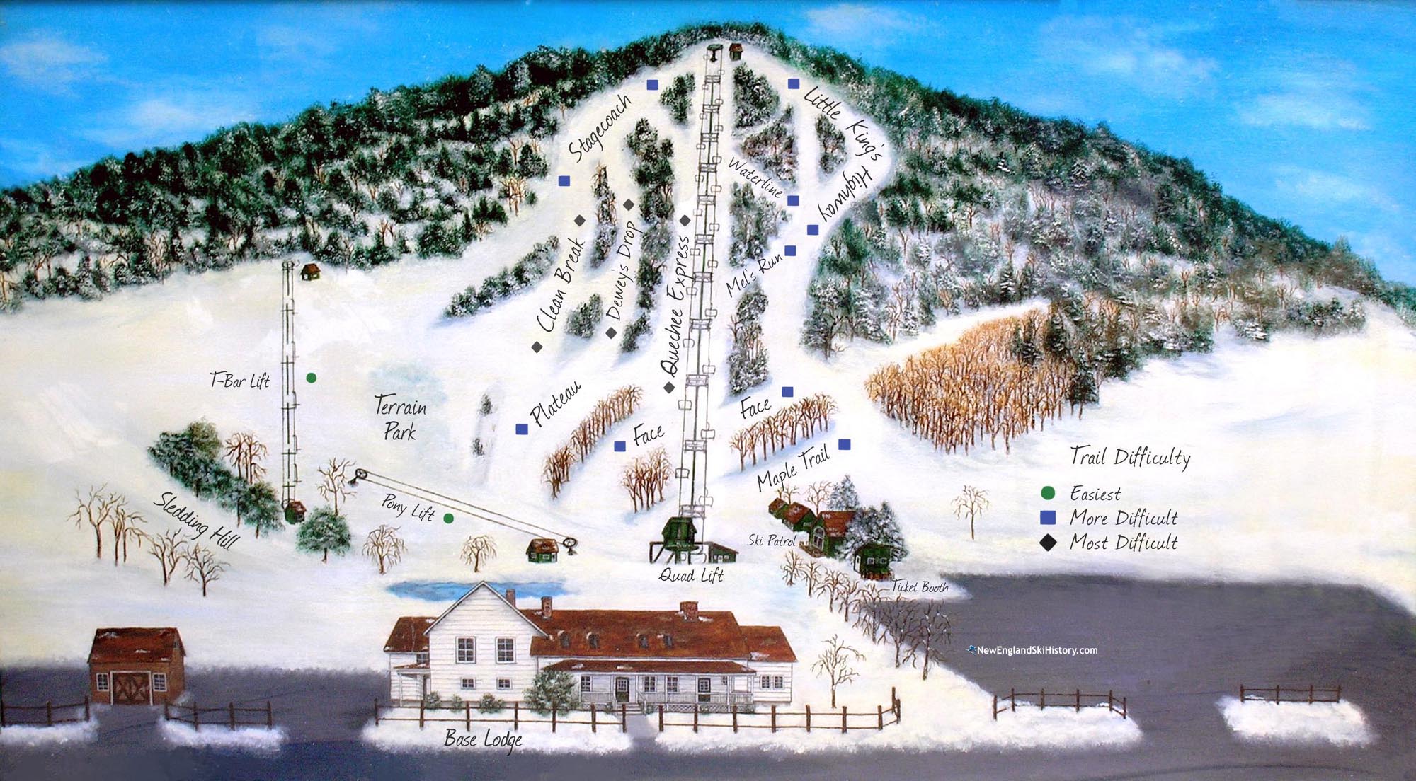 2025-26 Quechee Trail Map