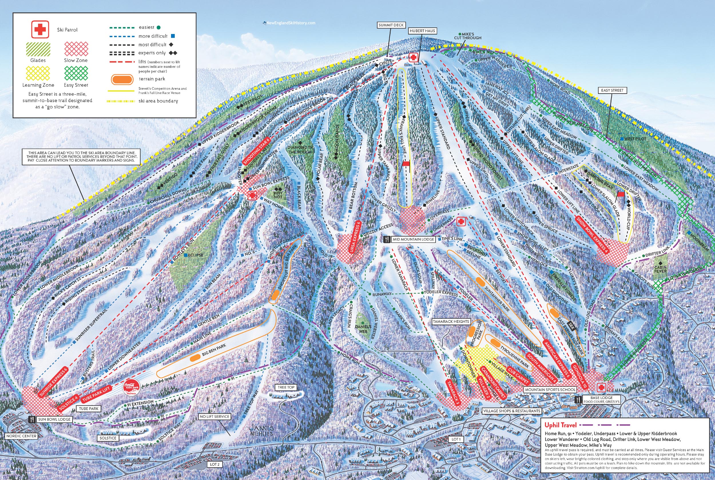 2020-21 Stratton Trail Map