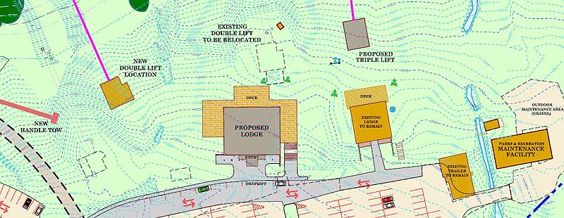 A 2011 map of the proposed redeveloped base area