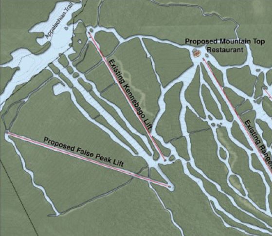 A February 2009 development map of False Peak
