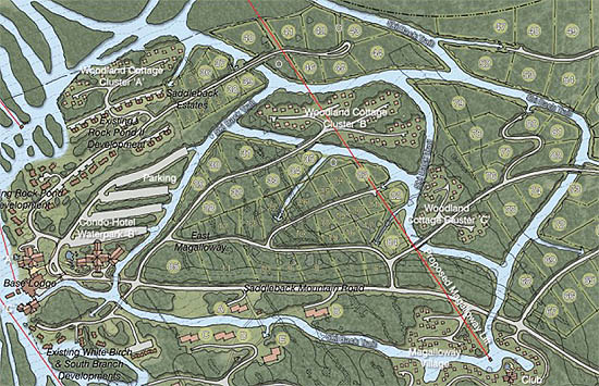 Development map for the Magalloway area (2009)