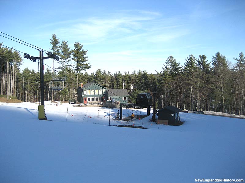 The East Side base area in 2008