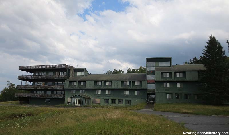 The abandoned hotel in 2013