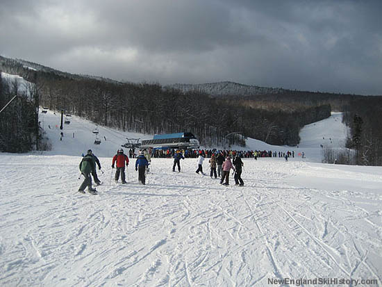 The bottom of the Jordan Bowl Express Quad (2007)