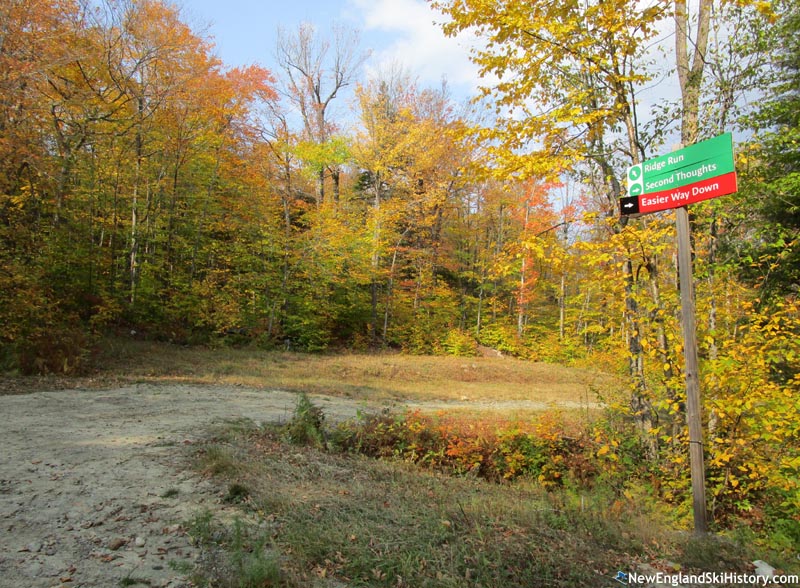 The proposed chairlift base terminal location (October 2020)